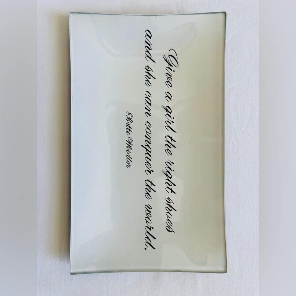 Handcrafted Decorative Glass Tray